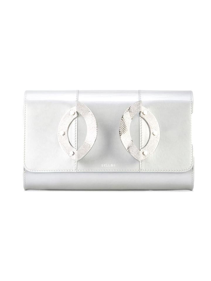 Perrin Paris Foldover Top Clutch Bag - Unavailable