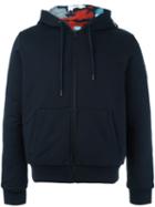 Moncler Gamme Bleu Front Pocket Hooded Jacket, Men's, Size: Medium, Blue, Cotton/polyamide/feather Down