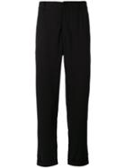 Ann Demeulemeester Icon Cropped Tailored Trousers, Men's, Size: Xl, Black, Wool/nylon