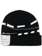A-cold-wall* Intarsia Knit Beanie - Black