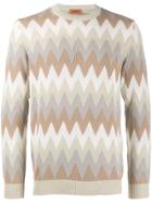 Missoni Zigzag Knitted Sweater - Neutrals