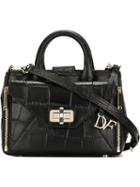 Diane Von Furstenberg Mini Embossed Croc Tote
