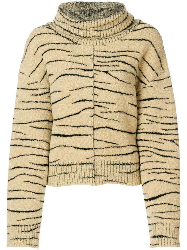 Ssheena Roll Neck Jumper - Brown