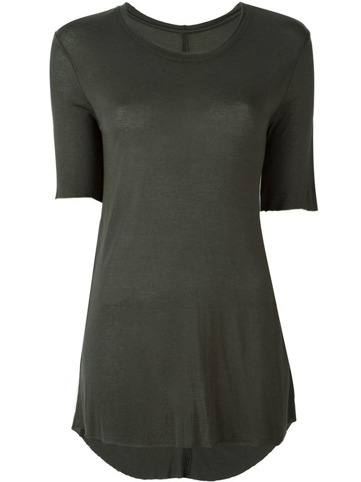 Raquel Allegra Round Neck T-shirt, Women's, Size: 1, Green, Rayon