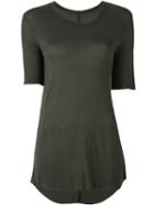 Raquel Allegra Round Neck T-shirt, Women's, Size: 1, Green, Rayon