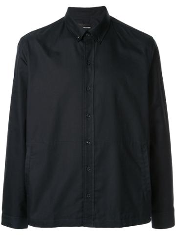 Band Of Outsiders Untucked Side Pockets Shirt - Blue