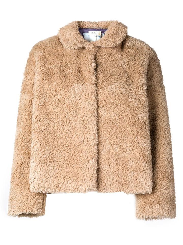 Bellerose Cropped Textured Jacket - Nude & Neutrals