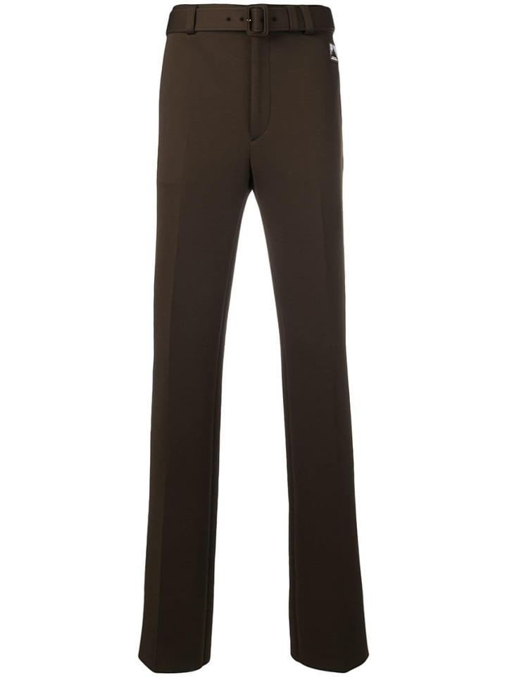 Prada Technical Jersey Trousers - Brown