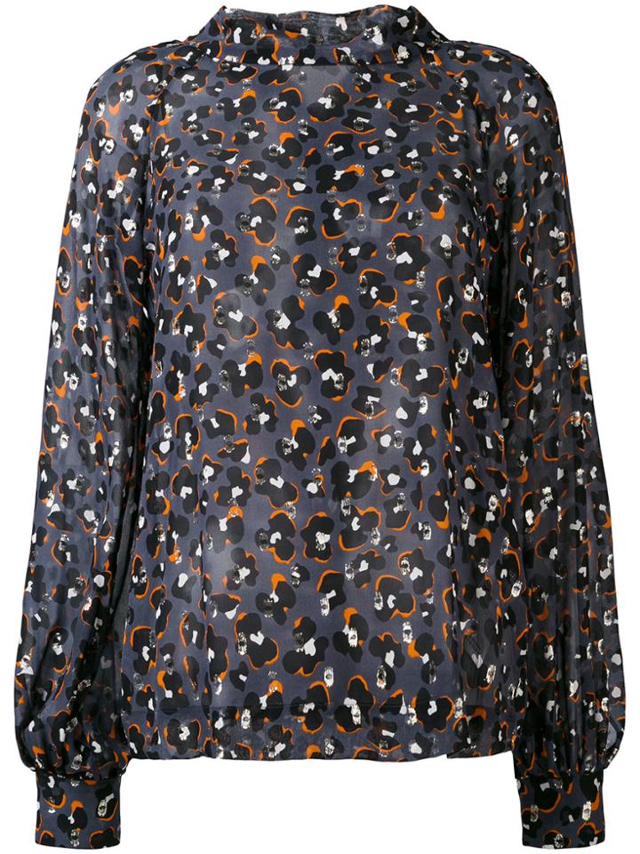 Dorothee Schumacher Leopard Print Blouse - Grey