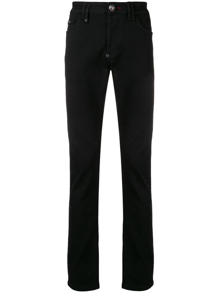 Philipp Plein Regular Slim Jeans - Black