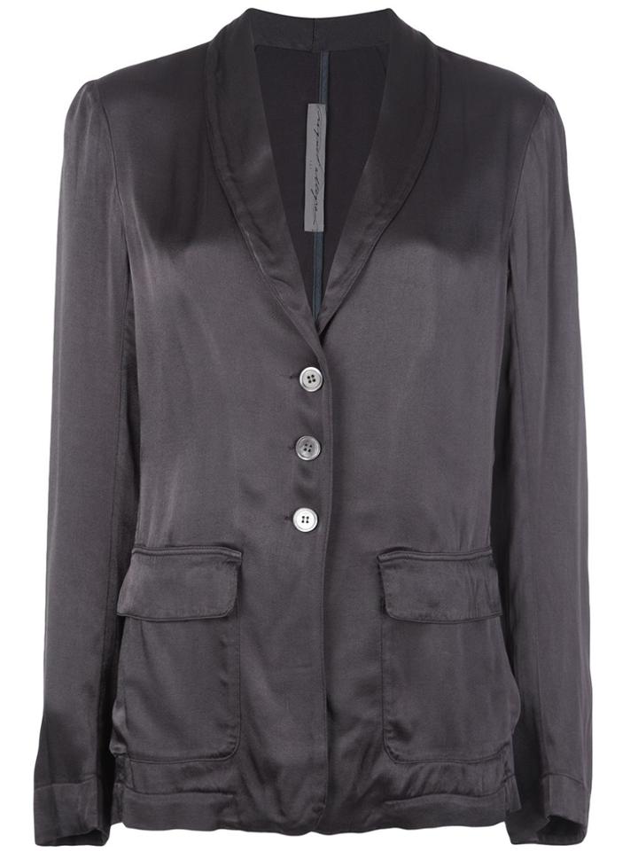 Raquel Allegra Slate Slim Fit Blazer - Grey