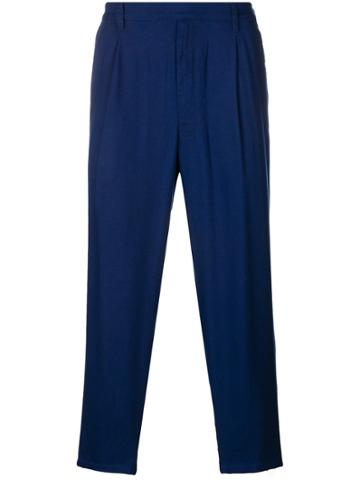 Cabane De Zucca Cropped Trousers - Blue