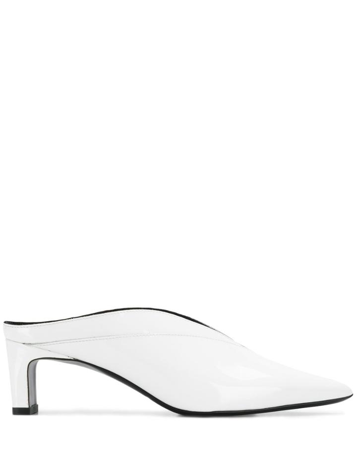 Mcq Alexander Mcqueen Pointed Toe Mules - White