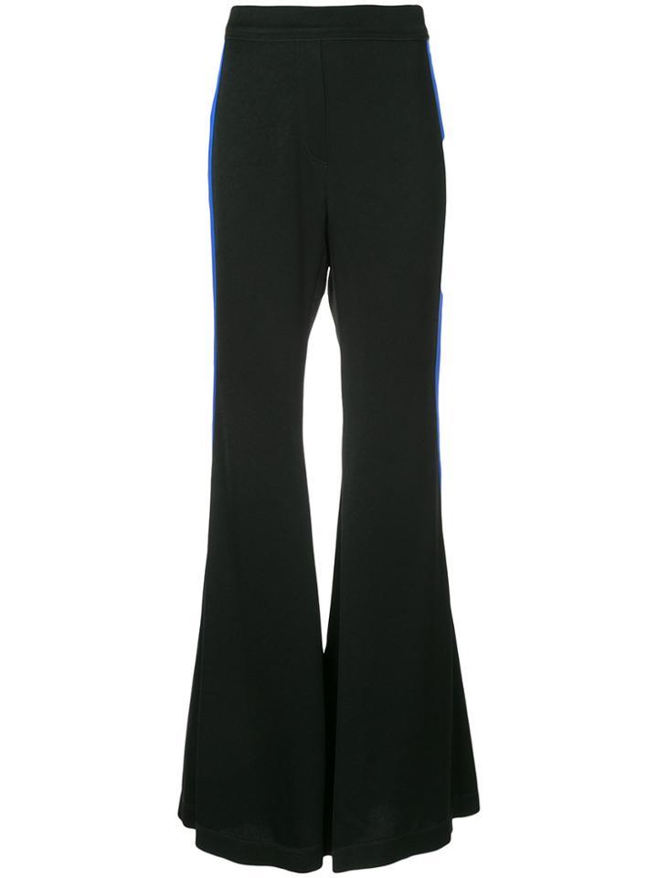 Ellery Lovedolls Wide Leg Flared Trousers - Black