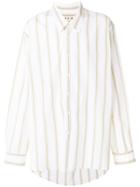 Marni Striped Oversized Shirt - White
