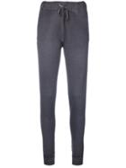 Lorena Antoniazzi - Drawstring Leggings - Women - Silk/nylon/cashmere/metallic Fibre - 40, Grey, Silk/nylon/cashmere/metallic Fibre