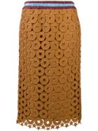 No21 Elasticated Waist Skirt - Brown