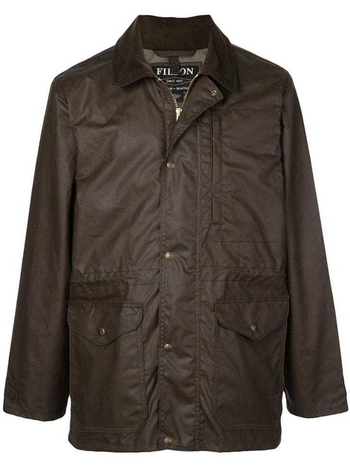 Filson Cover Cloth Mile Marker Jacket - Green