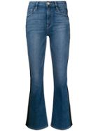 Frame Bell-bottom Skinny Jeans - Blue