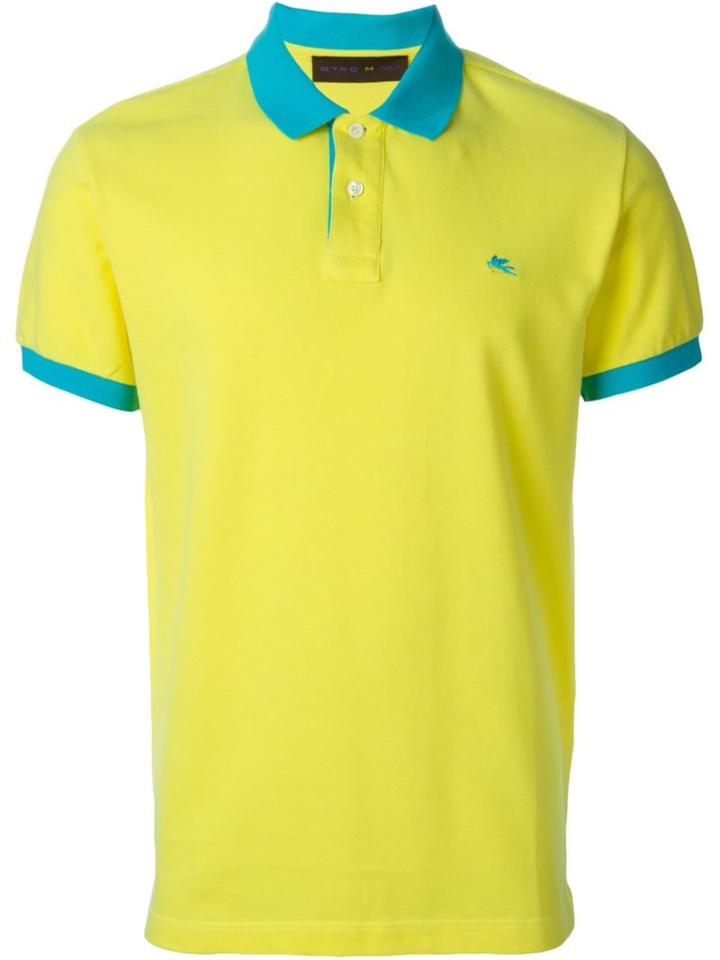 Etro Contrast Polo Shirt