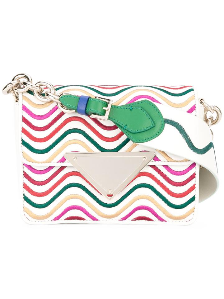 Sara Battaglia Linda Cross-body Bag - White