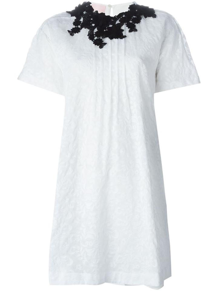 Giamba Embroidered Babydoll Dress