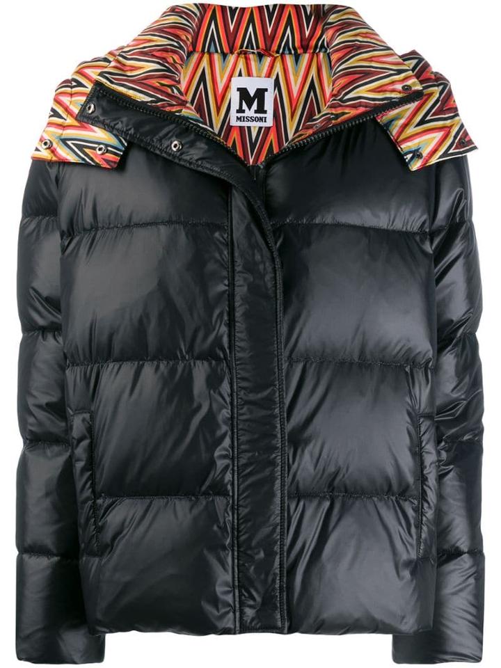 M Missoni Short Padded Jacket - Black