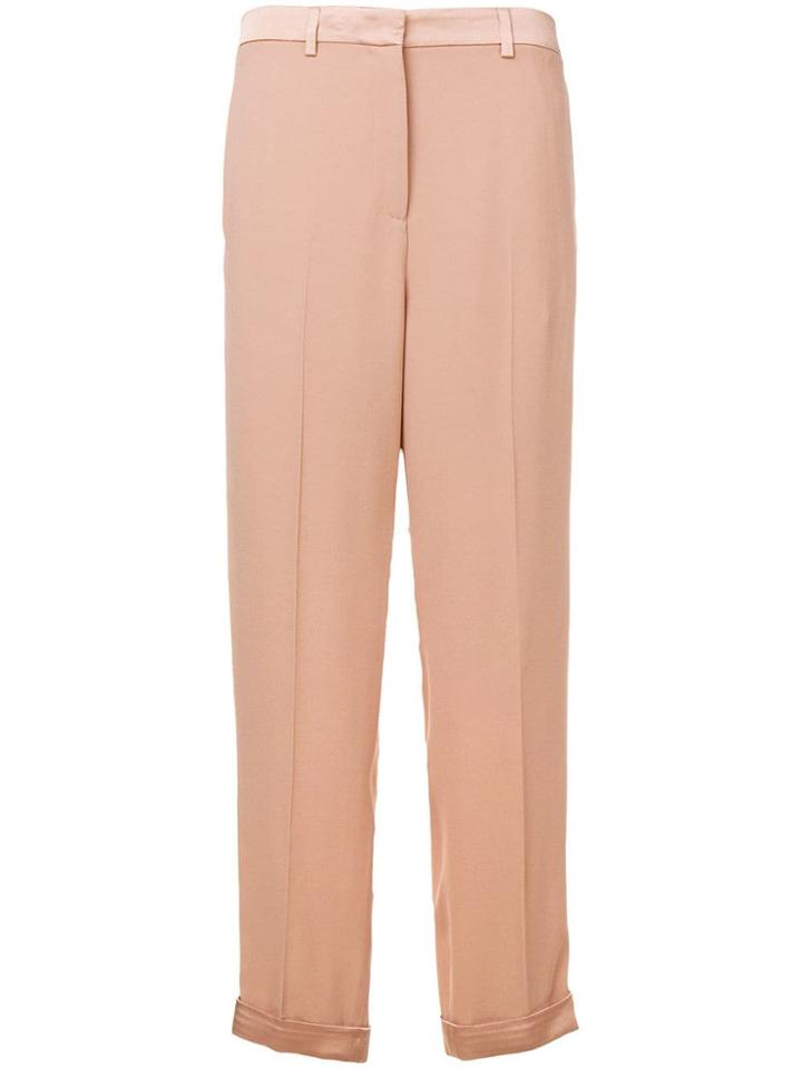 Rochas Straight Fit Trousers - Neutrals