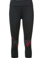 Alala 'red Bolt Stripe' Leggings, Women's, Size: Medium, Black, Nylon/spandex/elastane