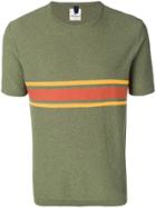 Mc Lauren Knitted Striped T-shirt - Green