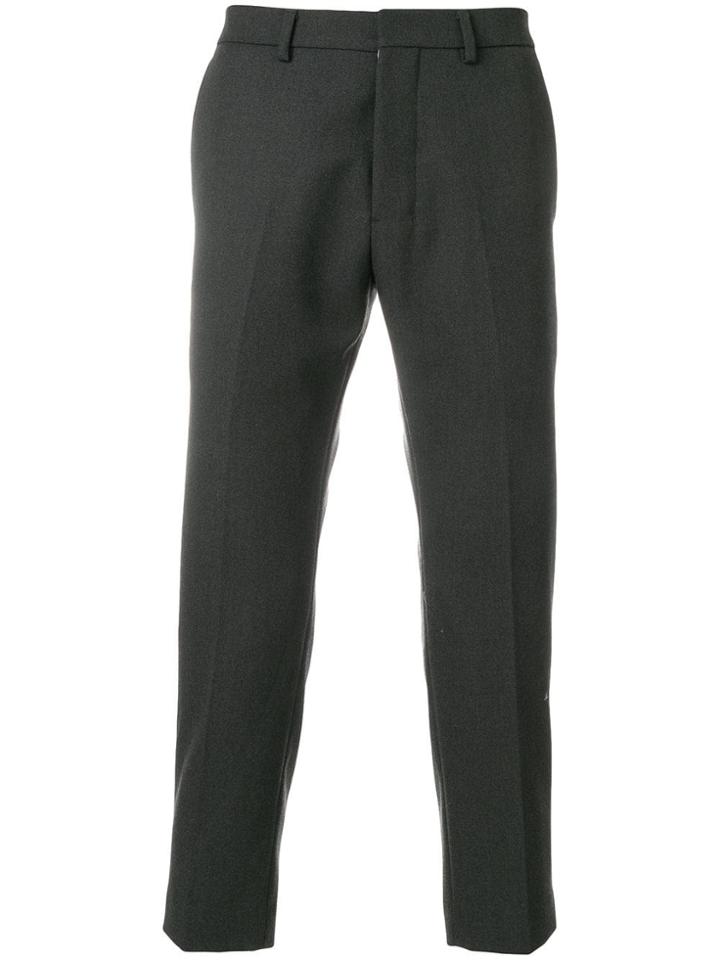 Ami Alexandre Mattiussi Cropped Trousers - Grey
