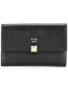 Fendi Slim Continental Wallet - Black