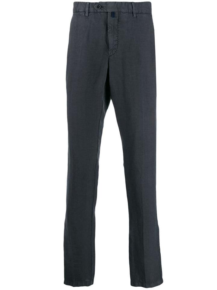 Bagnoli Sartoria Napoli Straight Fit Trousers - Grey