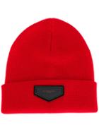 Givenchy - Logo Beanie - Men - Acrylic/wool - One Size, Red, Acrylic/wool