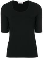 Le Tricot Perugia Short Sleeve T-shirt - Black