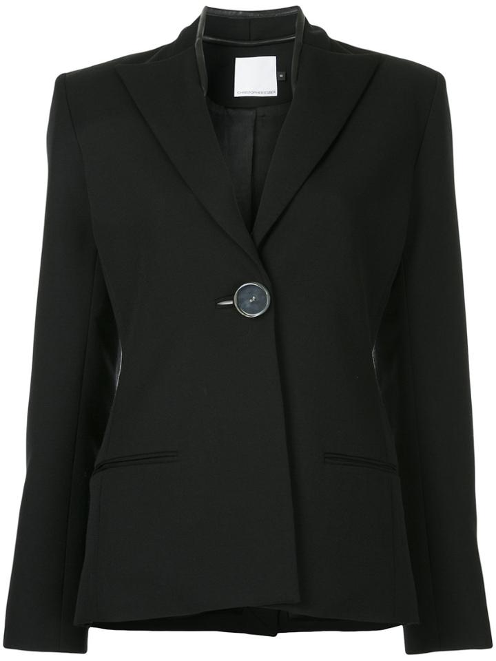 Christopher Esber Single Resin Blazer - Black