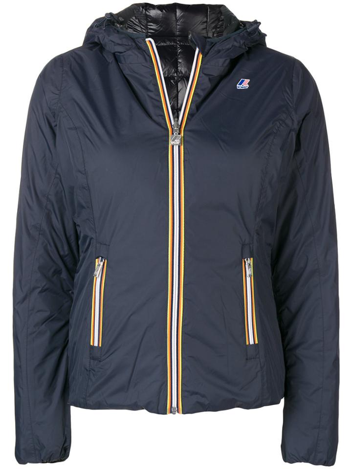 K-way Zipped Padded Jacket - Blue