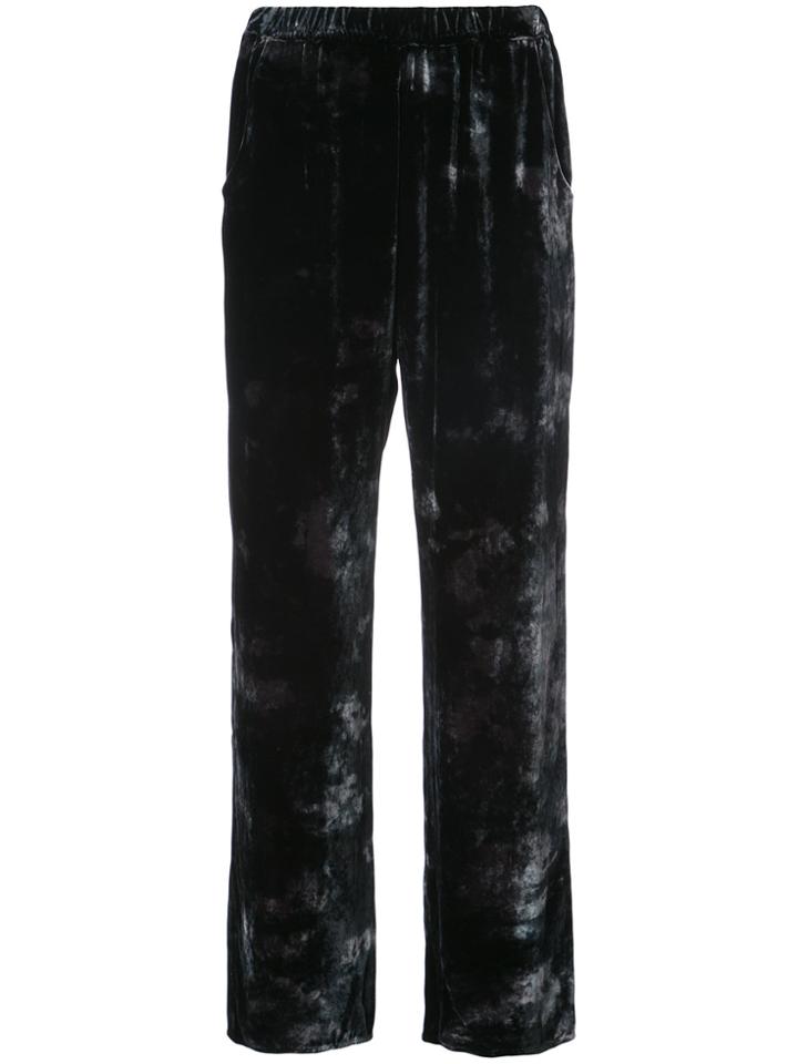 Raquel Allegra Velvet Trousers - Black