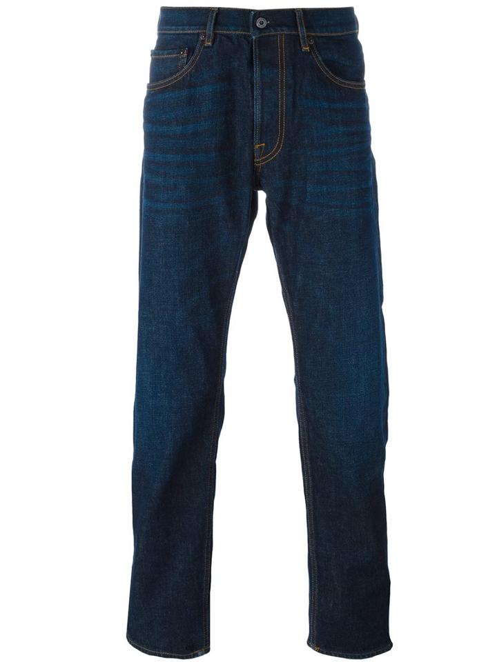 Stone Island Slim-fit Jeans, Men's, Size: 34, Blue, Cotton