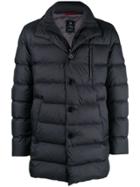 Fay Padded Fitted Coat - Blue