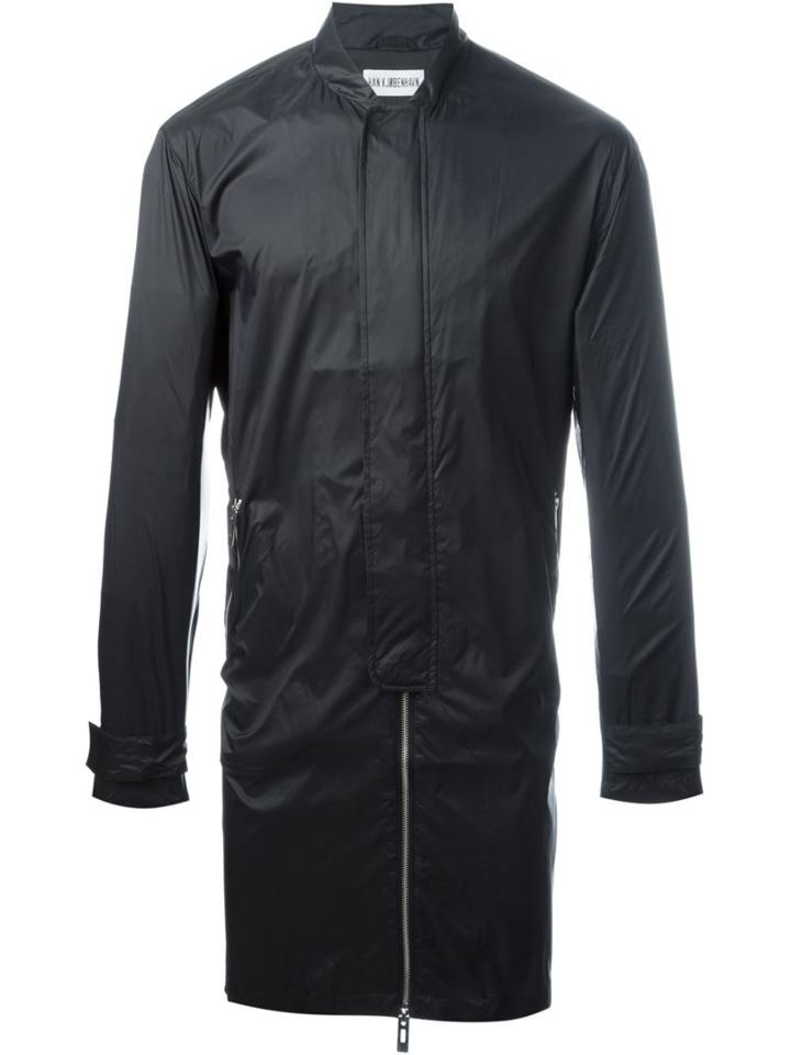 Han Kj0benhavn Lightweight Long Bomber, Men's, Size: Xl, Black, Nylon