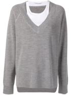 Alexander Wang Layered Tank Top Jumper - Grey