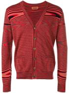 Missoni Patterned Cardigan - Red