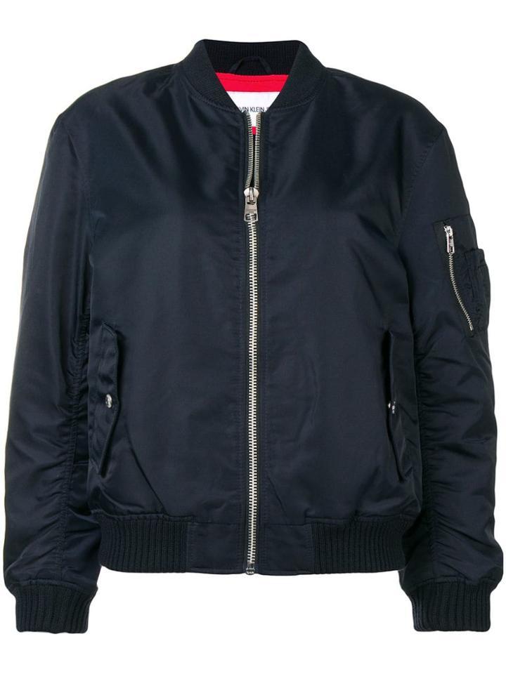 Calvin Klein Jeans Short Bomber Jacket - Black