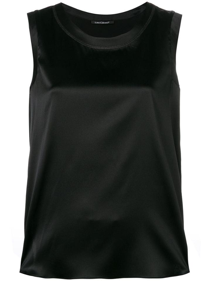 Luisa Cerano Vest Top - Black