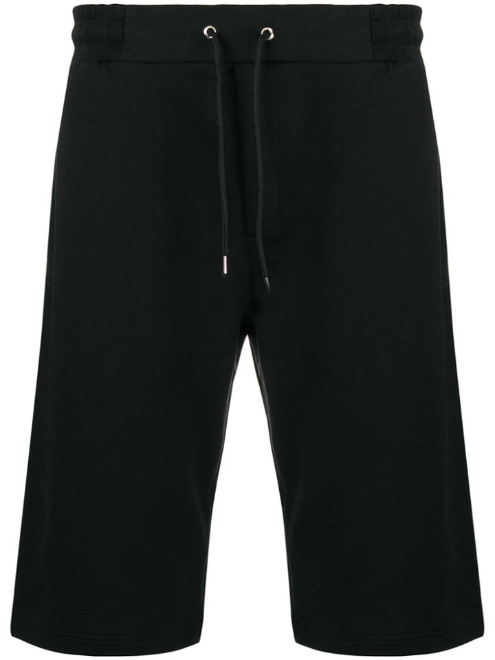 Mcq Alexander Mcqueen Logo Trim Shorts - Black