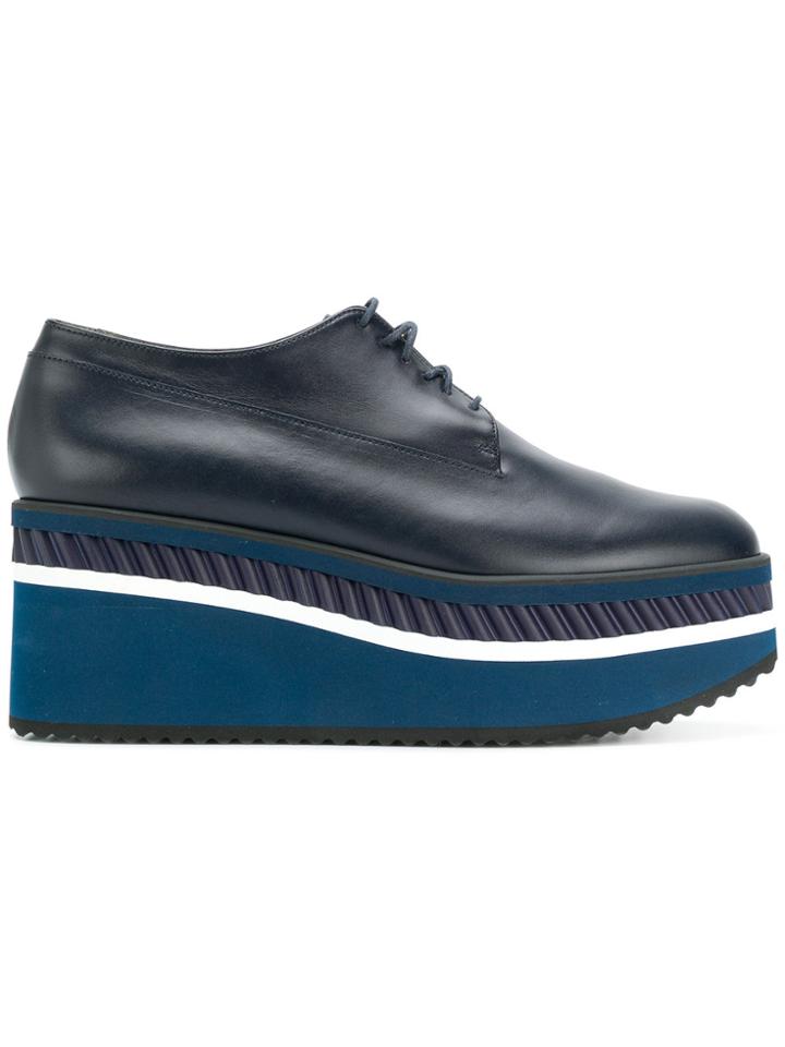 Robert Clergerie Lomia Platform Derby Shoes - Blue