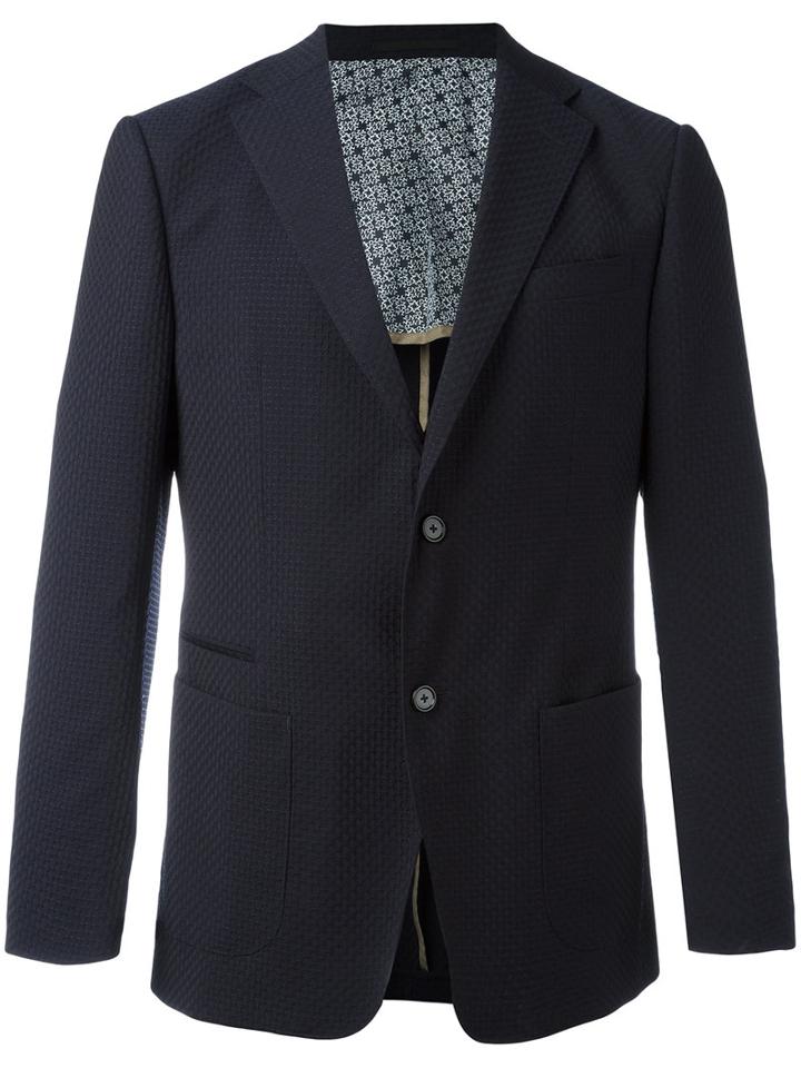 Z Zegna - Classic Blazer - Men - Cotton/cupro/wool - 48, Blue, Cotton/cupro/wool