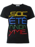 Société Anonyme Da Sa T-shirt, Women's, Size: M, Black, Cotton