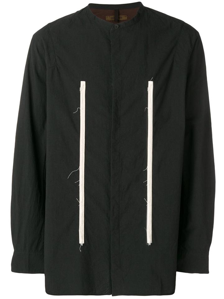 Ziggy Chen Double Stripe Shirt - Black